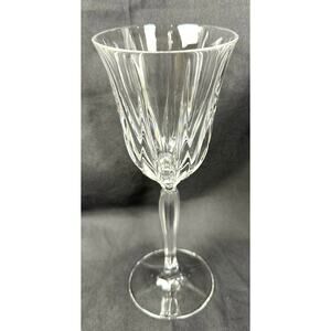 Noritake VENDOME Crystal Water Goblet Vintage Retired 8 5/8" Stunning!
